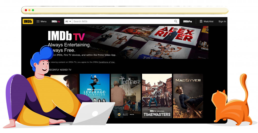 IMdb TV gratis streaming platform