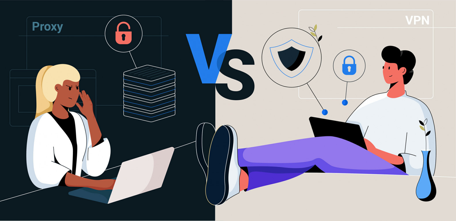 Proxy versus VPN: What is the difference?