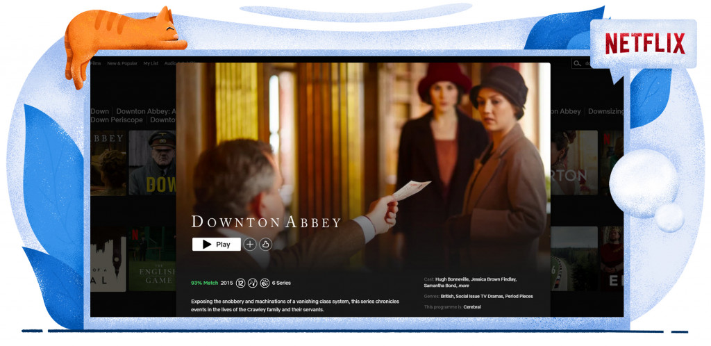 Downton Abbey streaming on Netflix