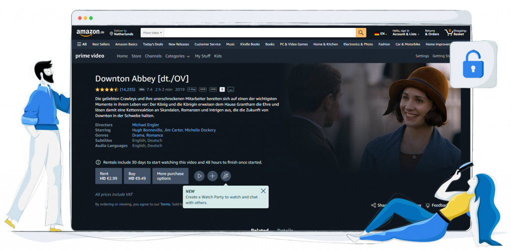 Der Downton Abbey Film zum Ausleihen auf Amazon Prime