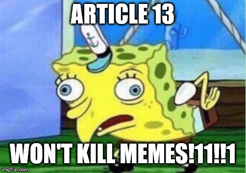Article 13 and memes