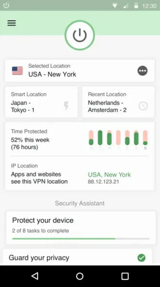 ExpressVPN Protection summary funktion