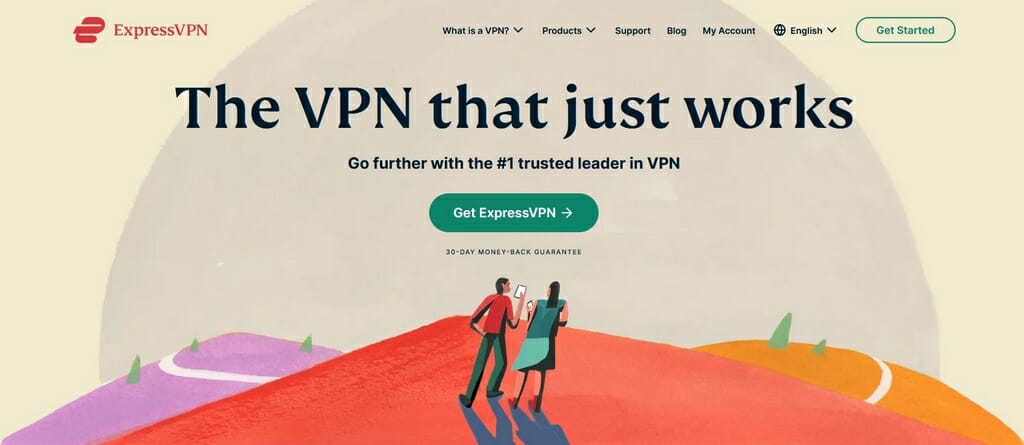 ExpressVPN új webhely