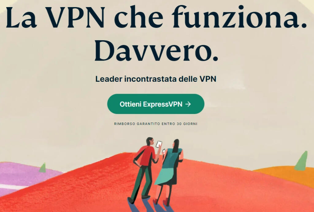 Nuovo sito web di ExpressVPN