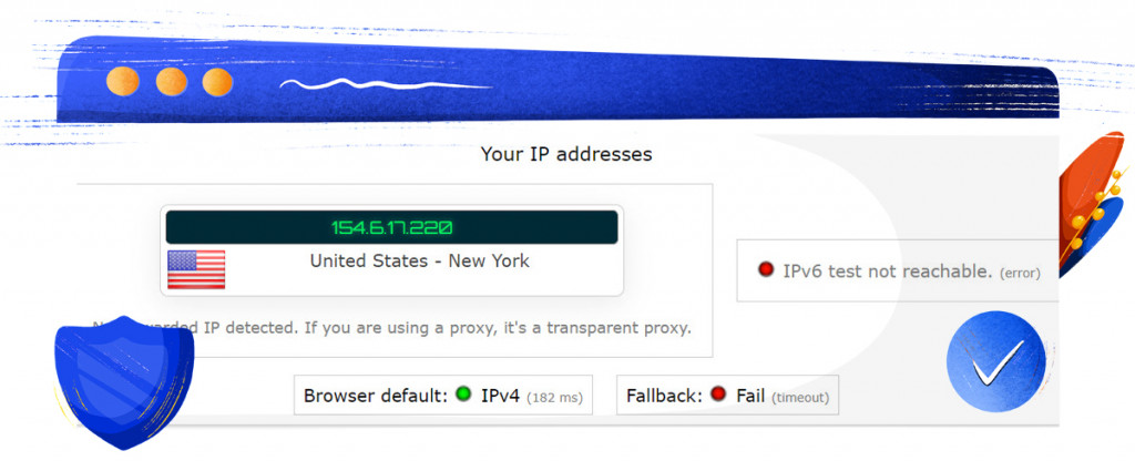 ExpressVPN IP leak test