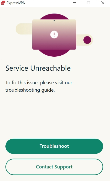 ExpressVPN not working