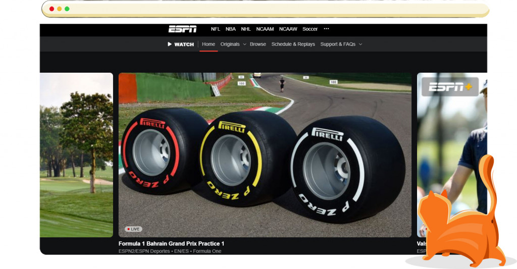 Formula 1 streaming on ESPN in 2022