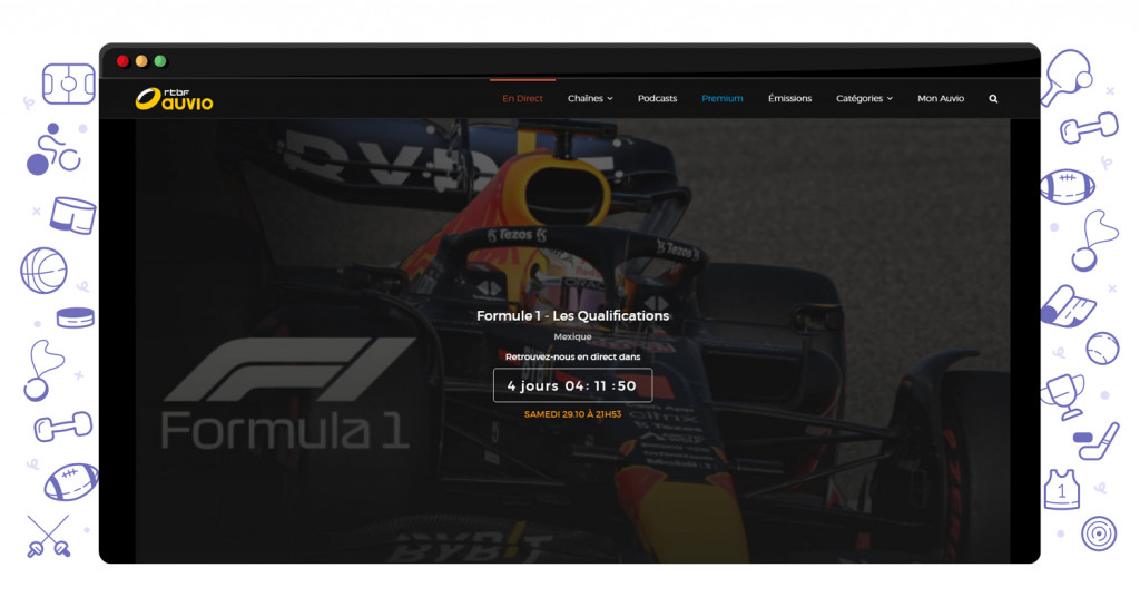 Mexicaanse GP 2022 live en gratis streaming op RTBF