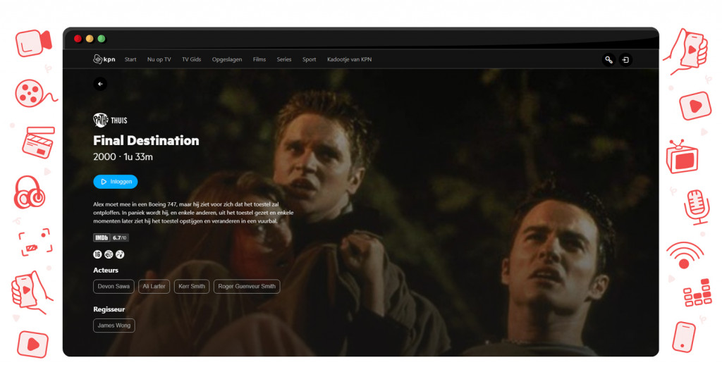 Final Destination streamen op KPN ITV