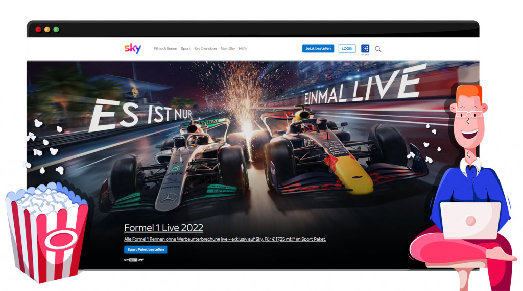 Formel 1 Streaming auf Sky Deutschland