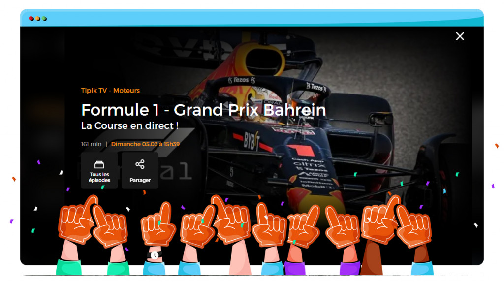Formula 1 2023 streaming on RTBF live and for free