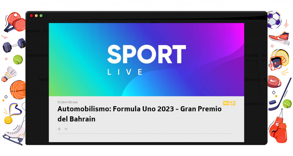 Formula 1 in streaming gratis e in diretta su RSI in Svizzera
