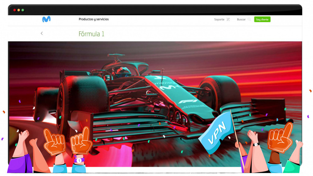Movistar transmite la Fórmula 1 en España