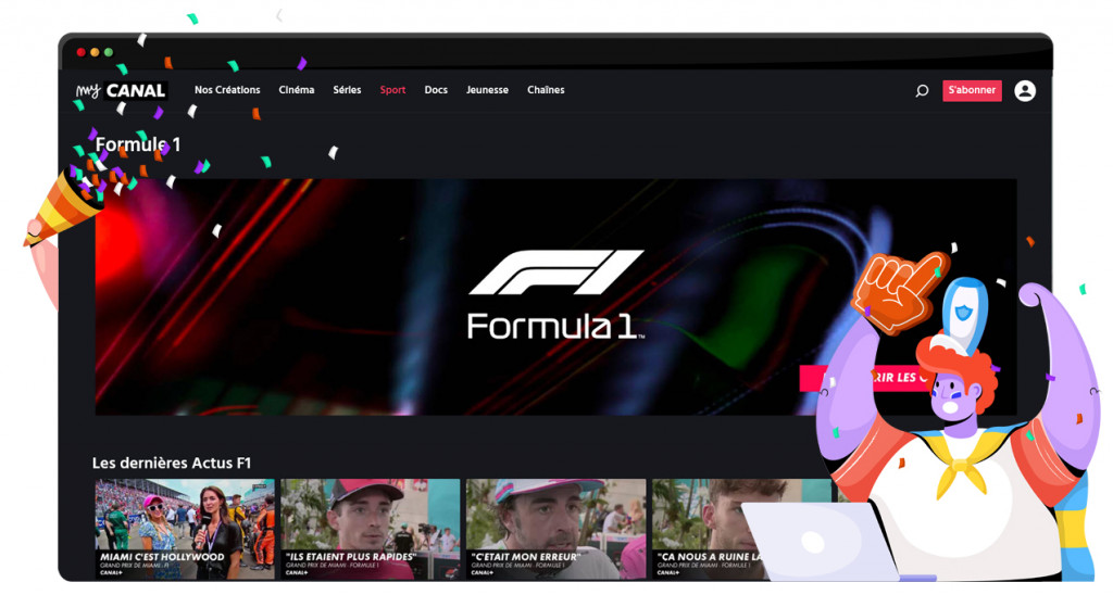 La Formule 1 en streaming sur Canal+ en 2022
