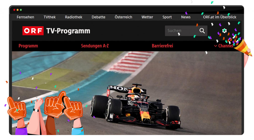 Bahrain race 2022 streaming for free on ORF 1 in Austria