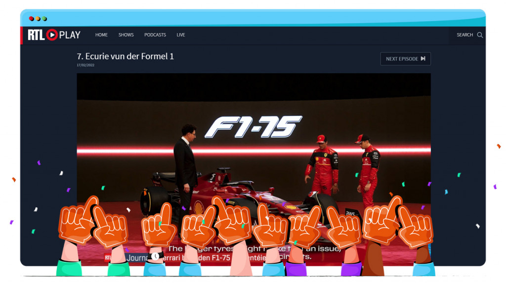 Formula 1 2022 streaming live and free on RTL Zwee