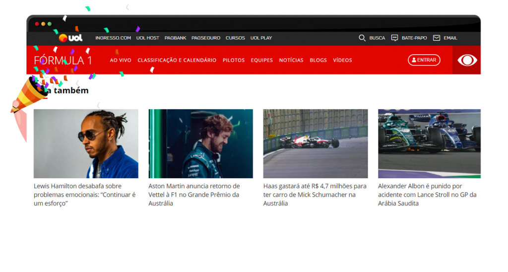 Formule 1 2022 gratis te streamen op Band TV in Brazilië