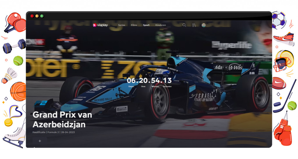 Formule 2 streamen op Viaplay in Nederland