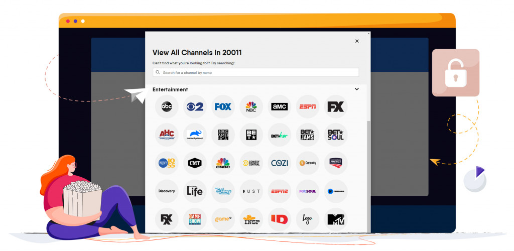 Channels available on fuboTV