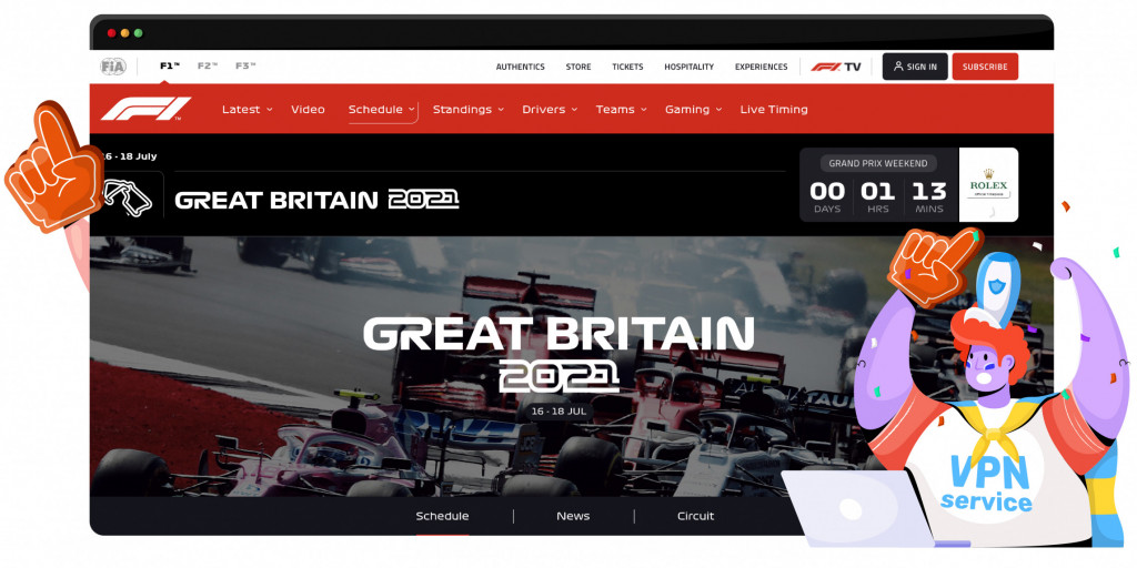 De volgende Formule 1 race is de Grand Prix van Silverstone