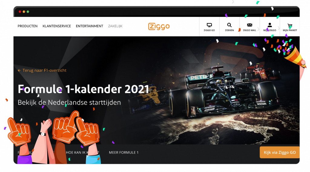 Silverstone GP-streaming op Ziggo Sport