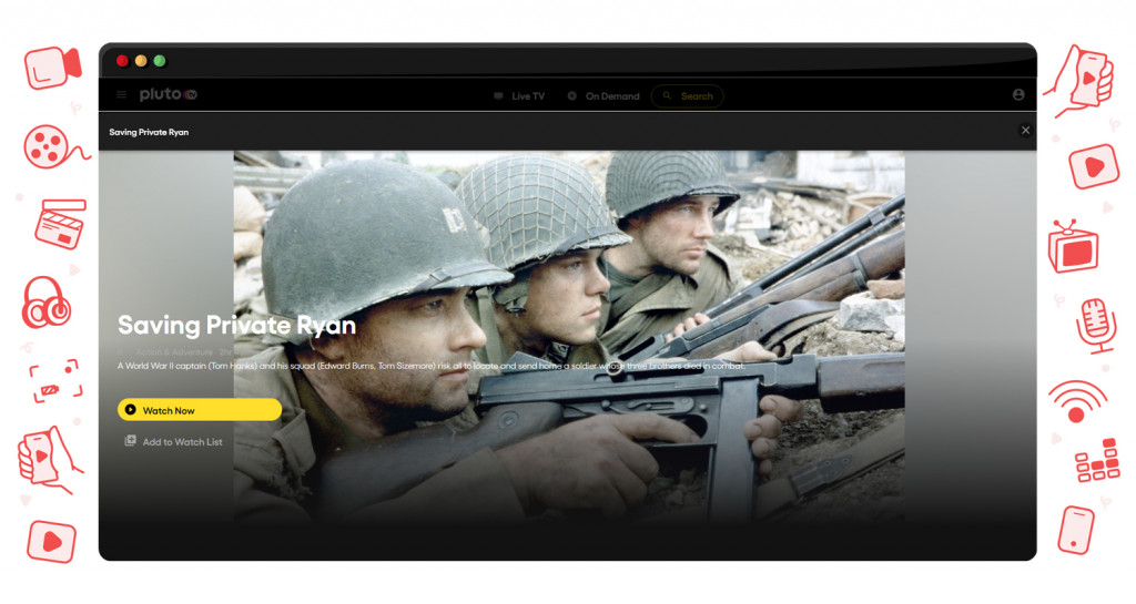 Saving Private Ryan streaming op Pluto TV in de VS