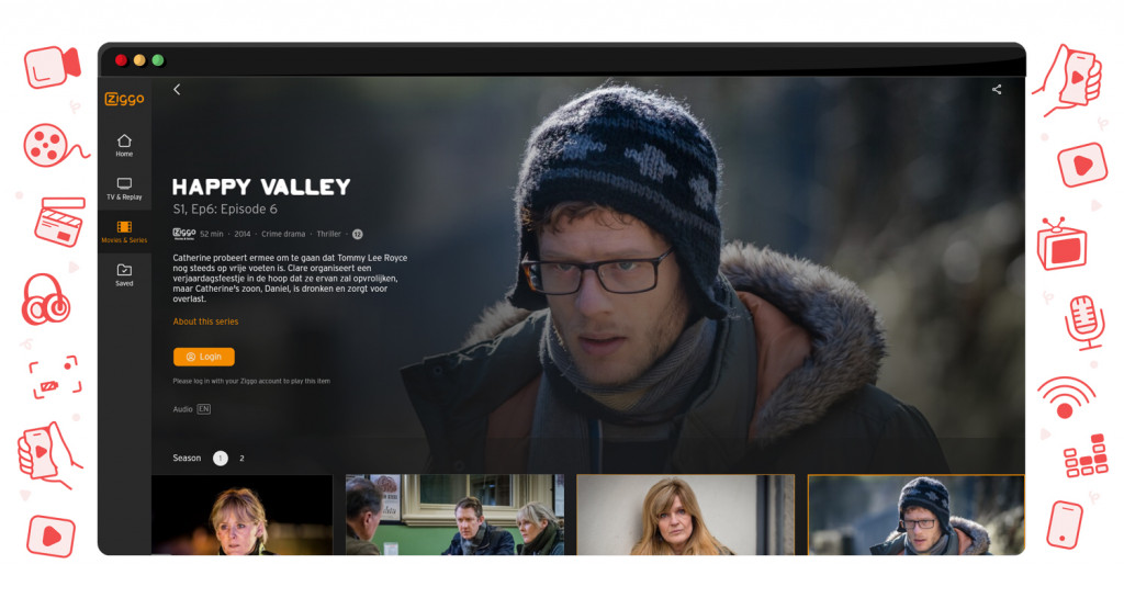 Happy Valley streamen Ziggo in Nederland