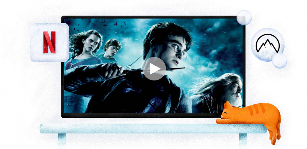 Oglądaj Harry'ego Pottera na Netflixie z NordVPN