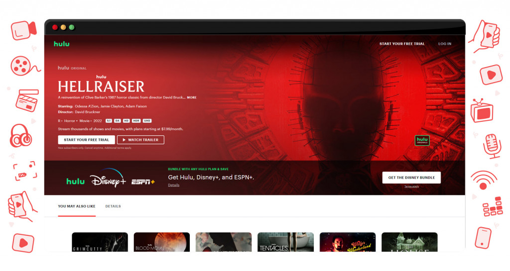 Hellraiser 2022 streaming op Hulu