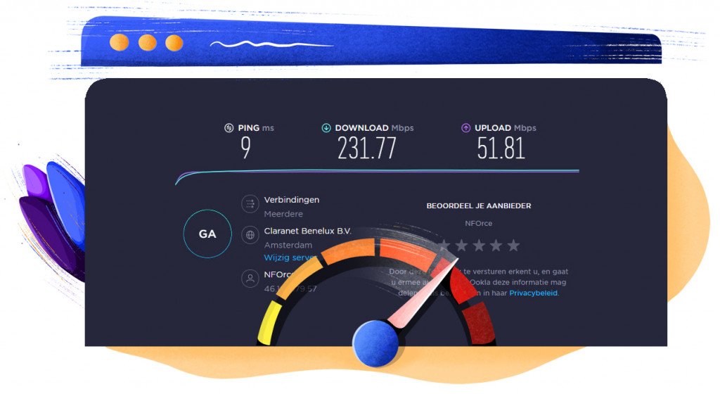 Hide.me fastest server speed test