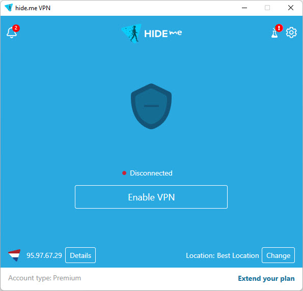 Buy hide.me VPN - 12 months + 3 months free from the Humble Store