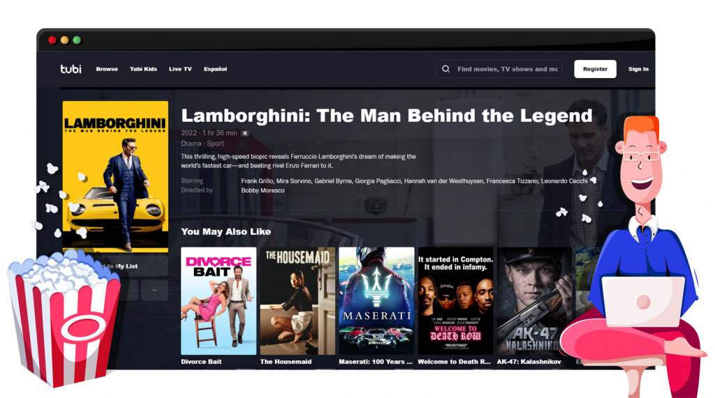 Lamborghini: The Man Behind The Legend streaming op Tubi