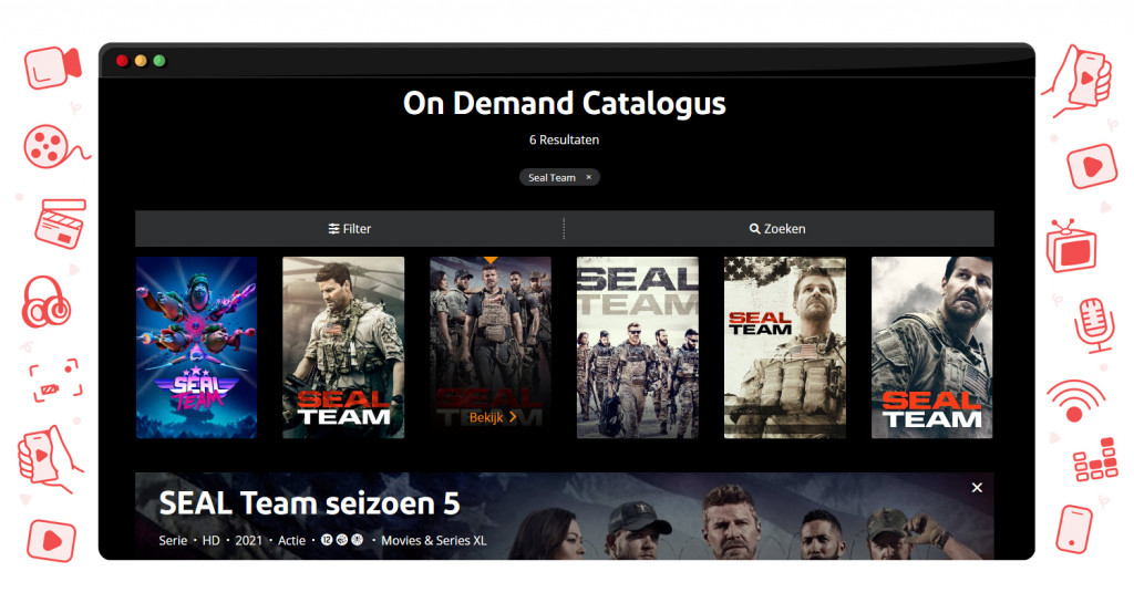 SEAL Team streaming op Ziggo