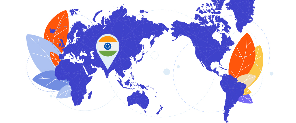 Gebruik een VPN met servers in India