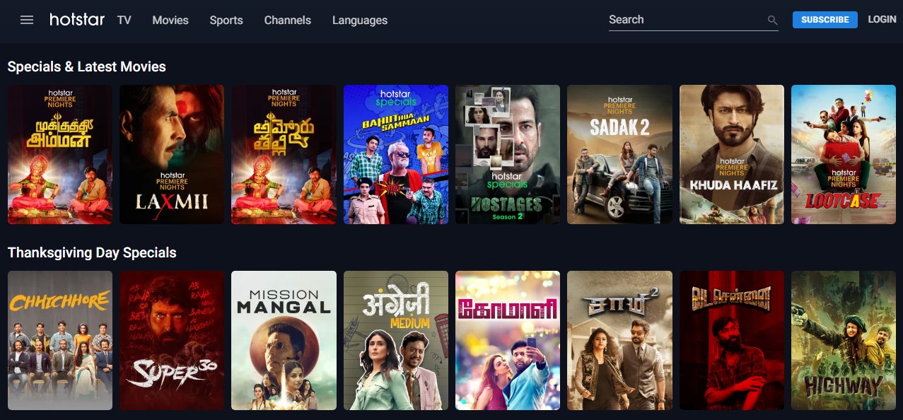 VPN to open acess to Hotstar