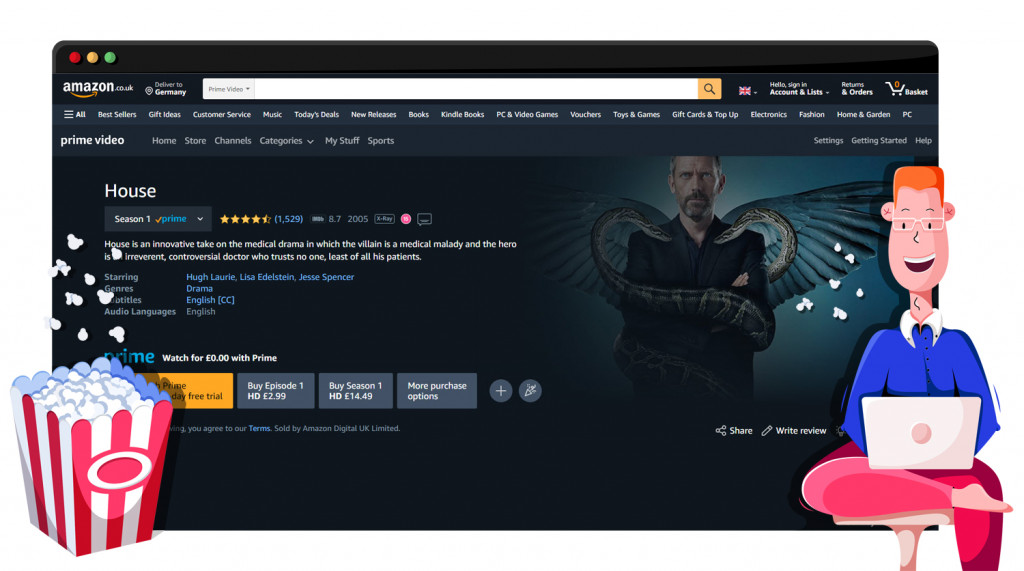 Die Serie House streaming auf Amazon Prime Video