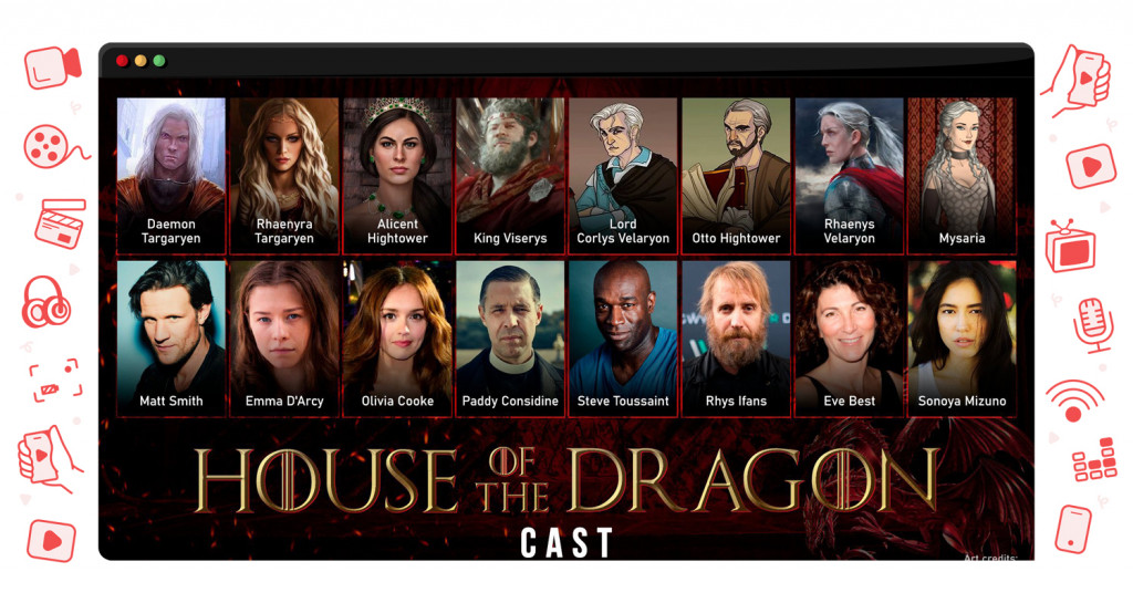 Die Besetzung von House of the Dragon