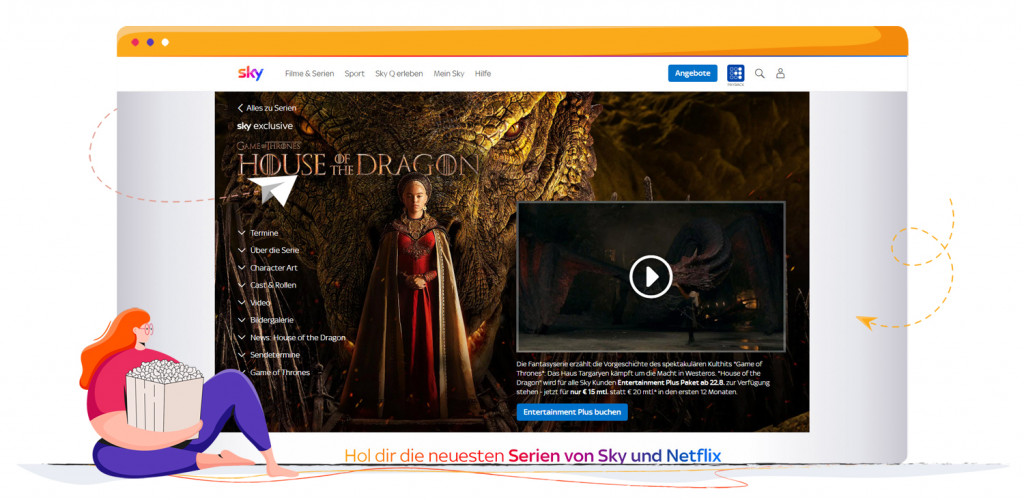 House of the Dragon streamt auf Sky in Deutschland