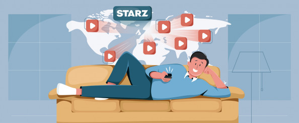 How to stream Starz outside the US?