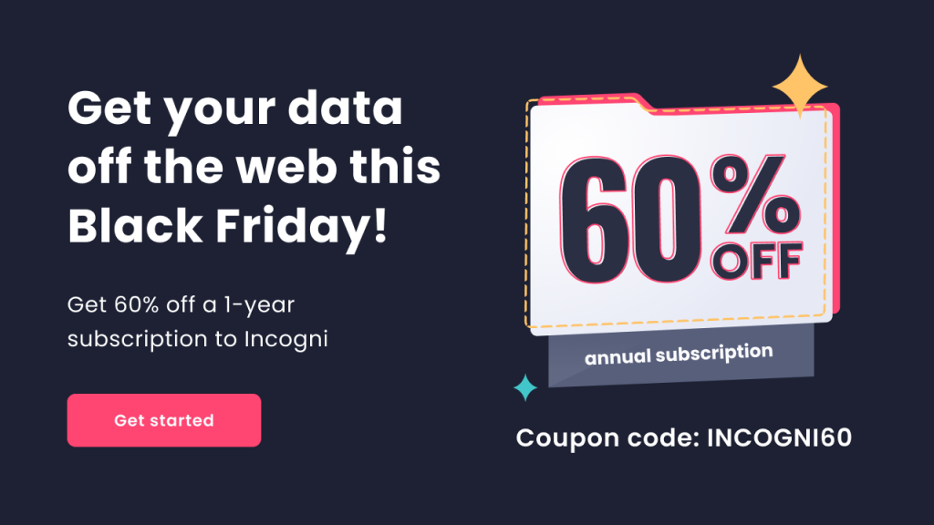 Incogni Black Friday sale 2022