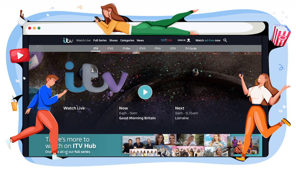 ITV Live, plataforma británica de streaming