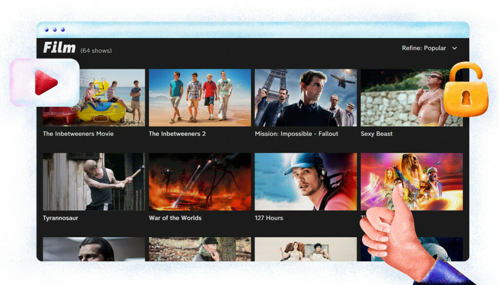 Films streamen op de Britse ITV Hub