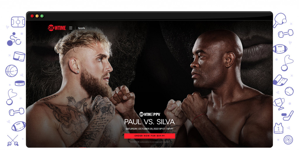 Jake Paul contro Anderson Silva in streaming su Showtime