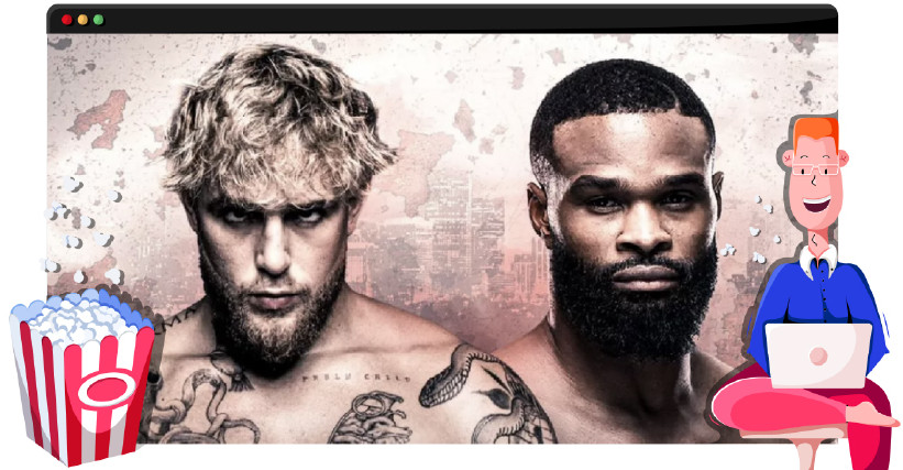 Jake Paul ve Tyron Woodley arasındaki kavga