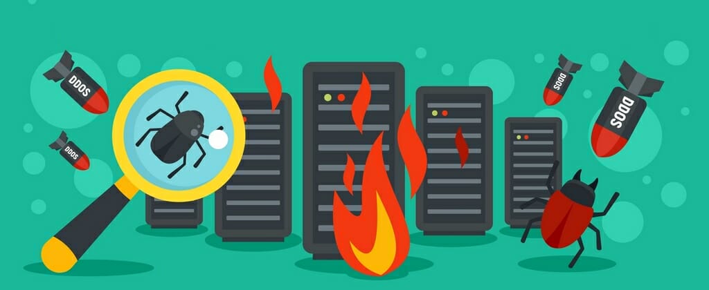 DDoS-Angriffe, um Server funktionsunfähig zu machen