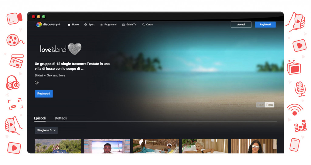 Love Island UK in streaming su Discovery Plus in Italia