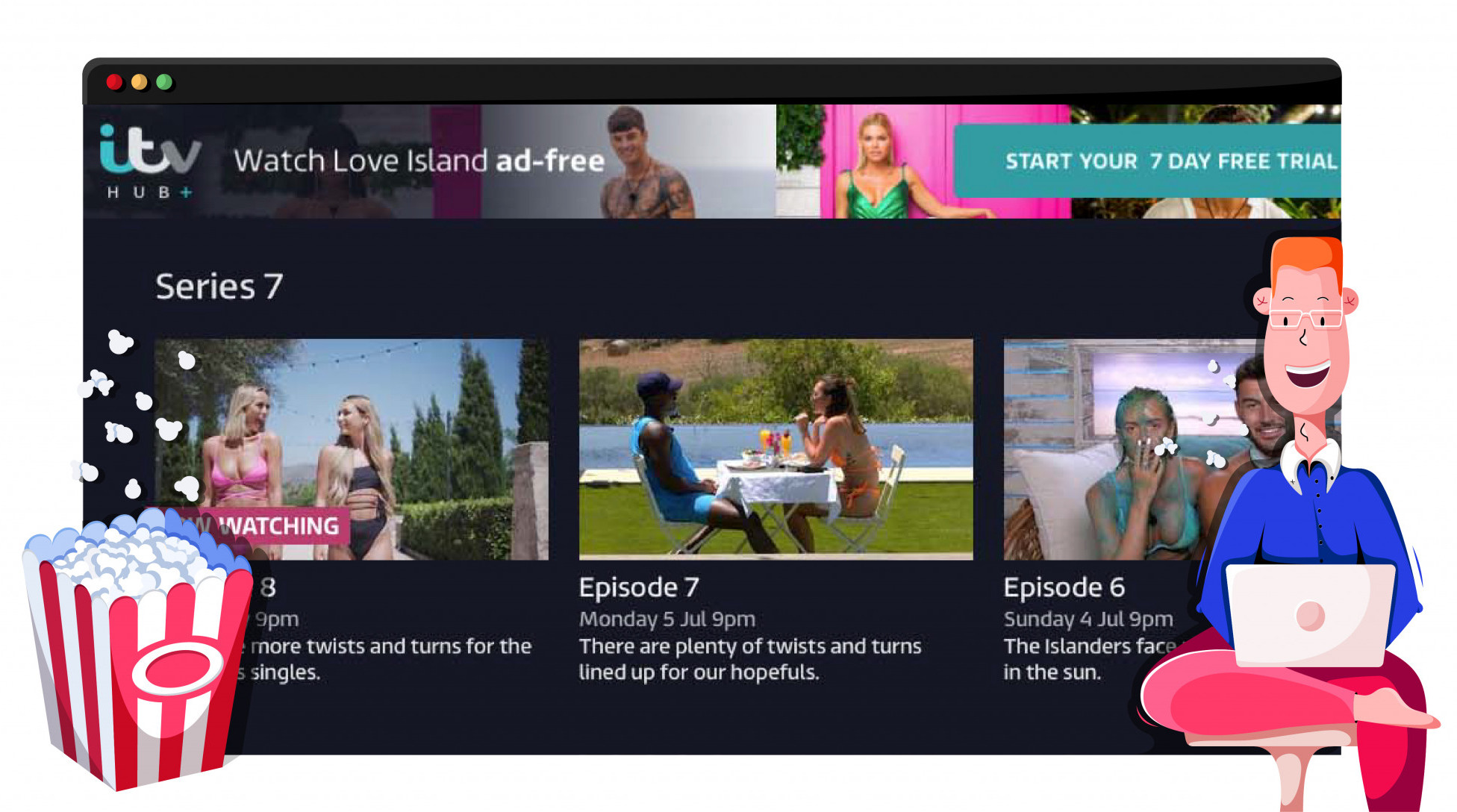 Kijk Love Island met een VPN