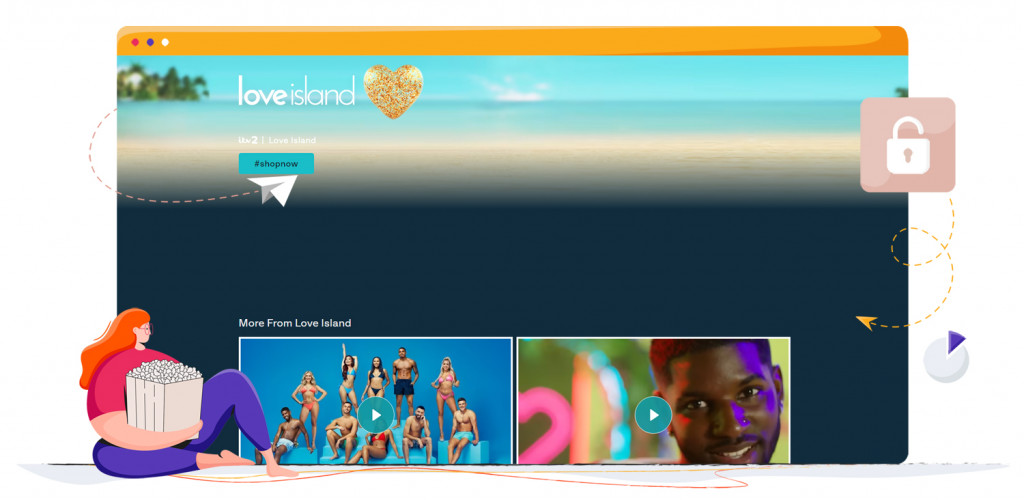 Love Island UK gratis streaming op ITVX in het UK