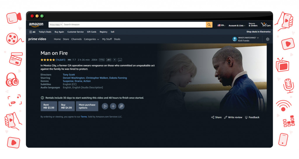 Man on Fire streaming op Amazon Prime Video