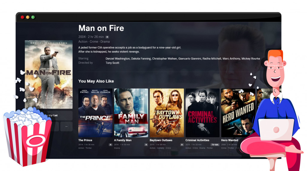 Man on Fire streamen op Tubi TV